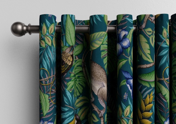 Rain Forest, Lagoon - Made to Measure Curtains - Image 12